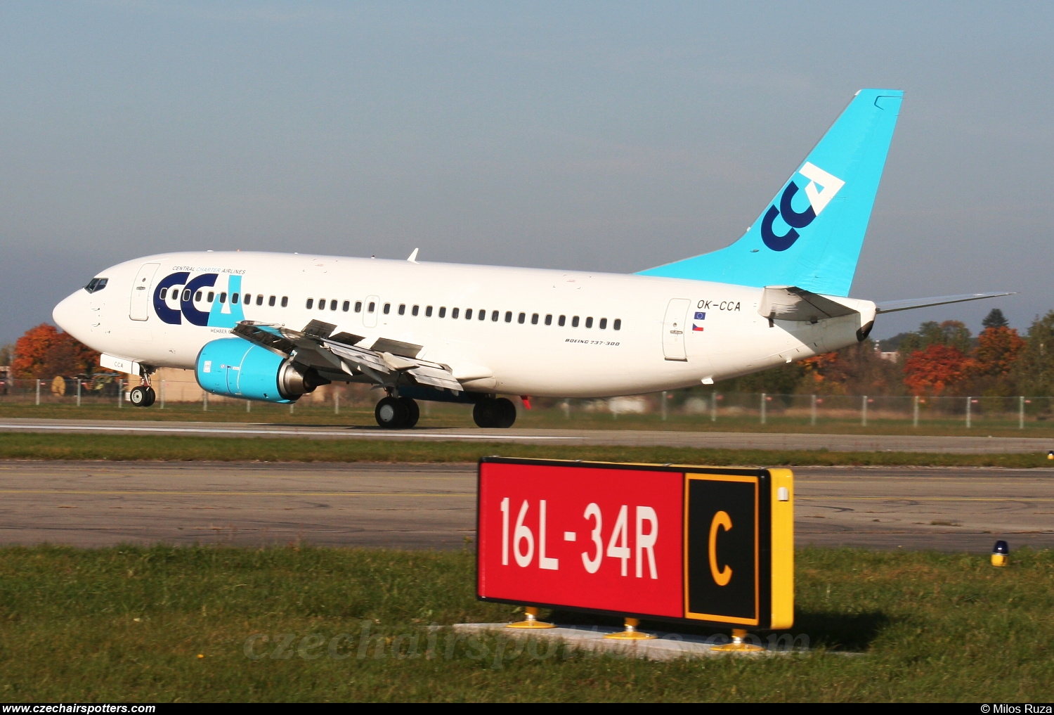 Central Charter Airlines &ndash; Boeing B737-31S OK-CCA