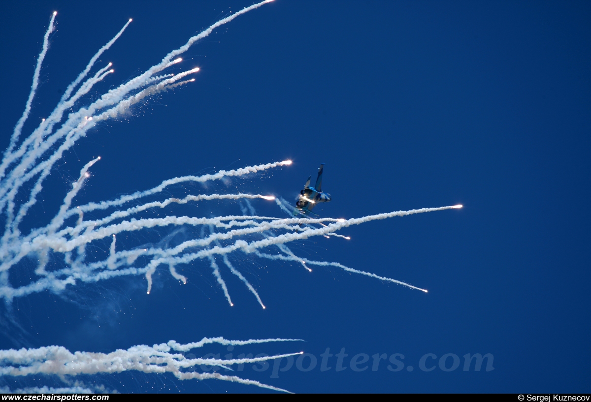 Kazakhstan AF &ndash; Sukhoi Su-27 UB Flanker C YELLOW 51