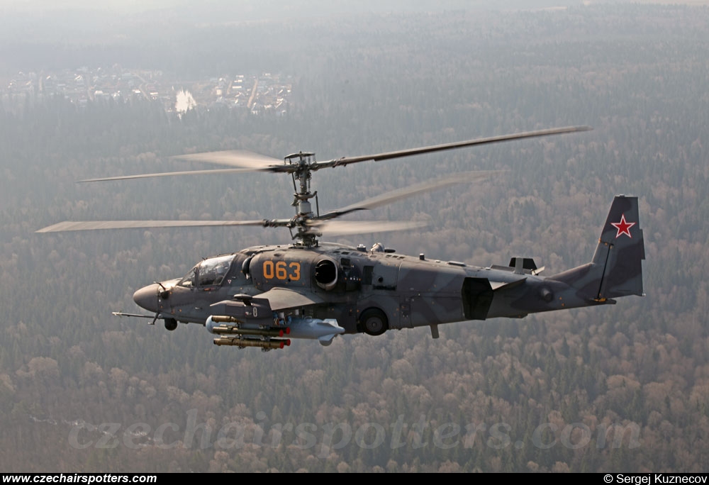 Russian-VVS &ndash; Kamov Ka-52 Alligator (Hokum B) 063