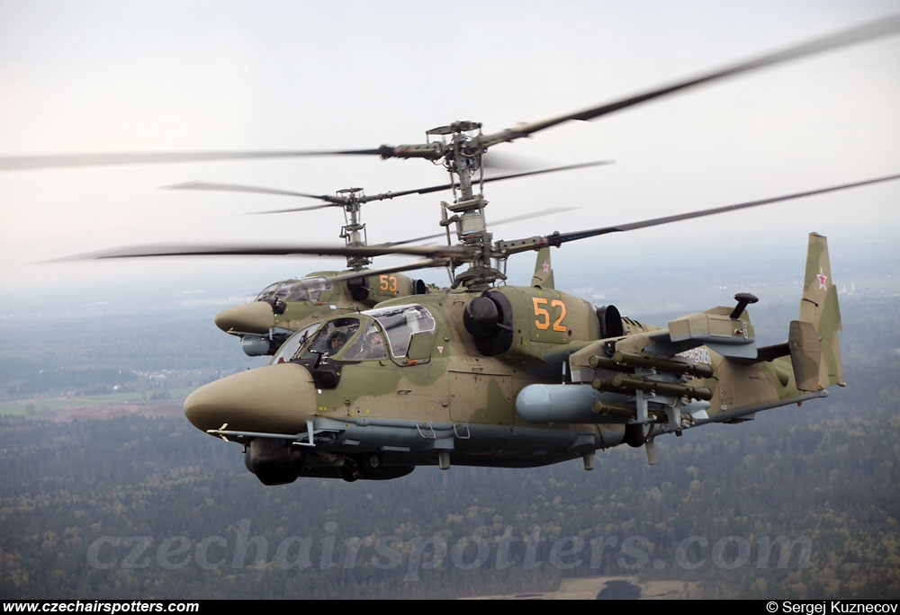 Russian-VVS &ndash; Kamov Ka-52 Alligator (Hokum B) 52