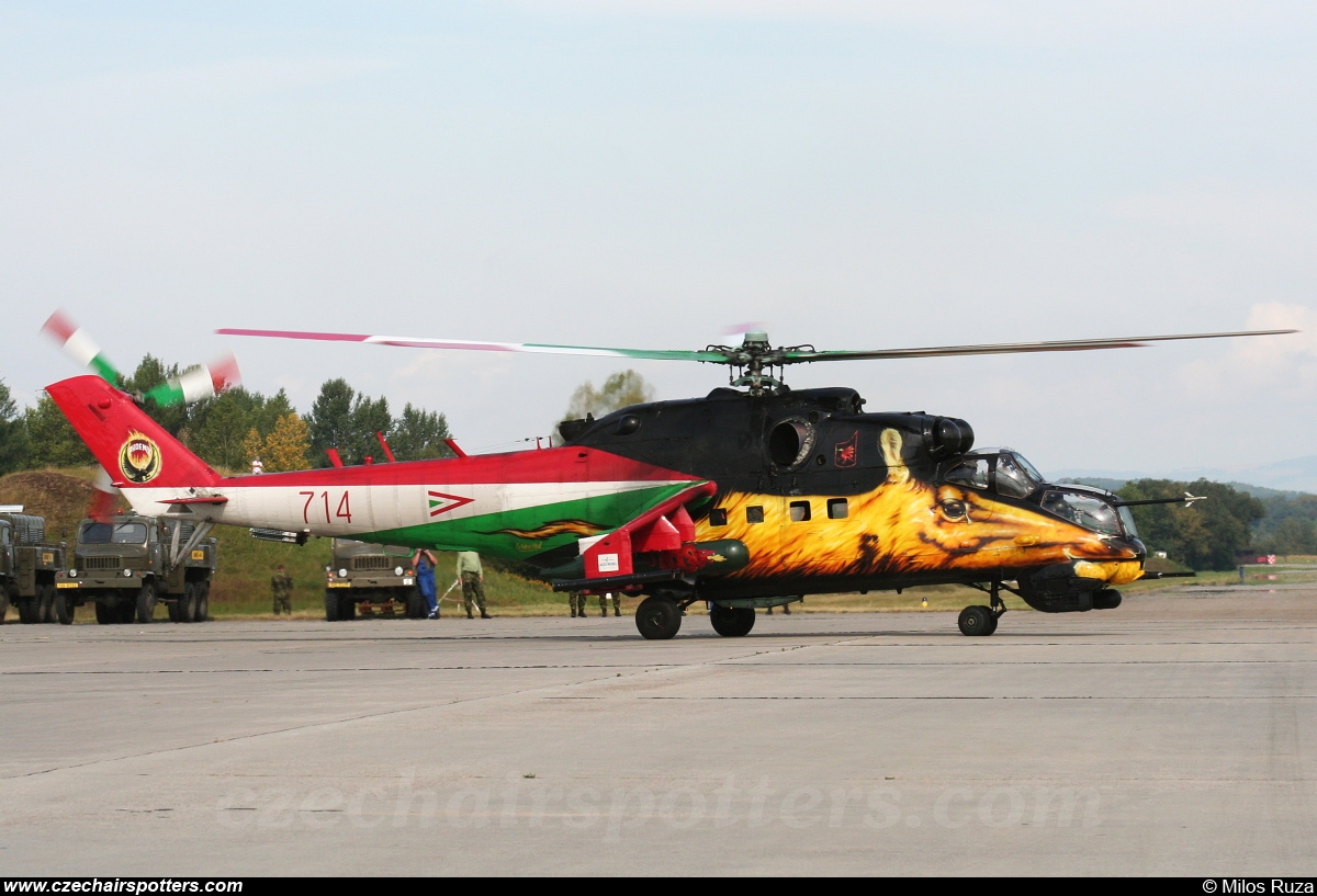 Hungary - Air Force &ndash; Mil Mi-24V Hind 714