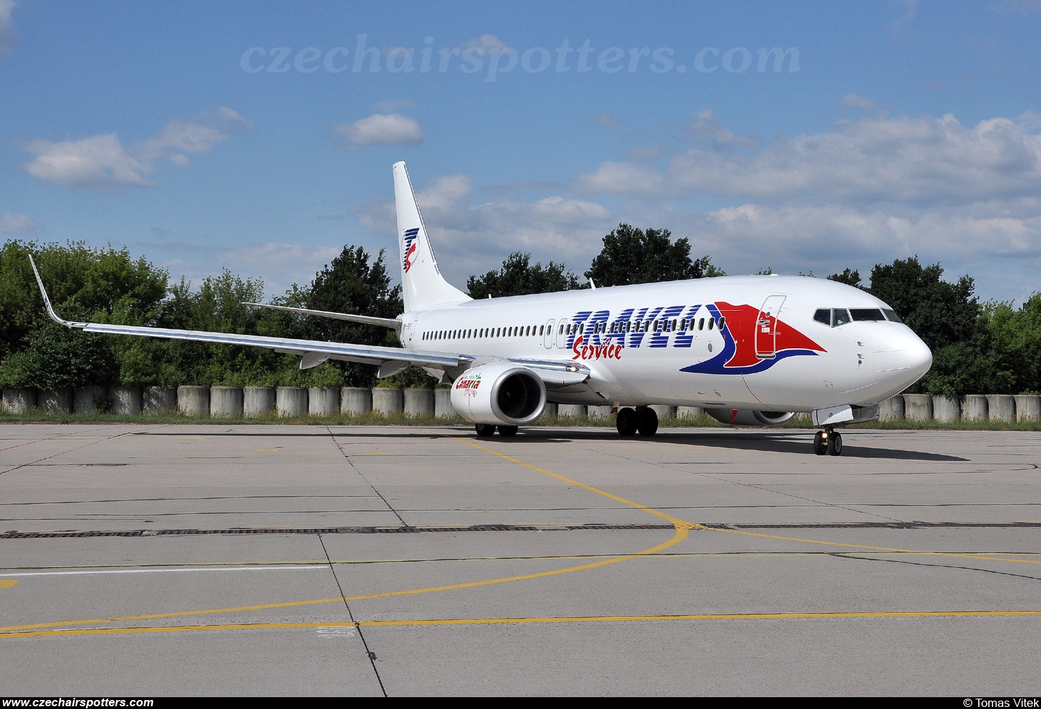 Travel Service &ndash; Boeing B737-8K5(WL) OK-TVP