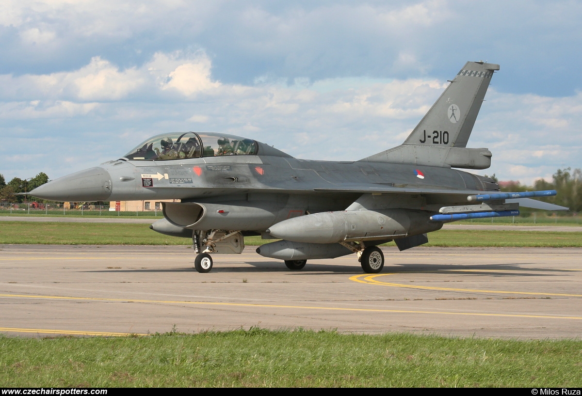 Netherlands - Air Force &ndash; General Dynamics F-16BM Fighting Falcon J-210