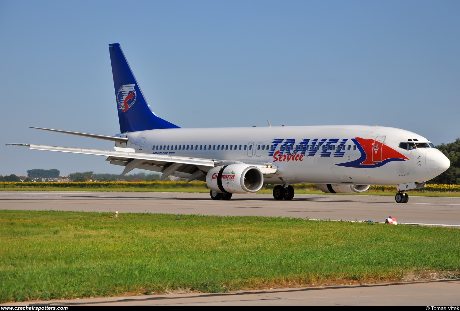 Travel Service &ndash; Boeing B737-8FN OK-TVD