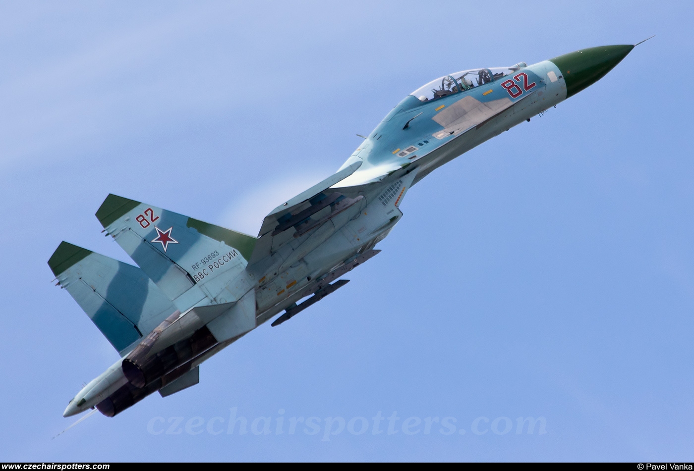 Russia - Air Force &ndash; Sukhoi Su-27 UB Flanker C 82
