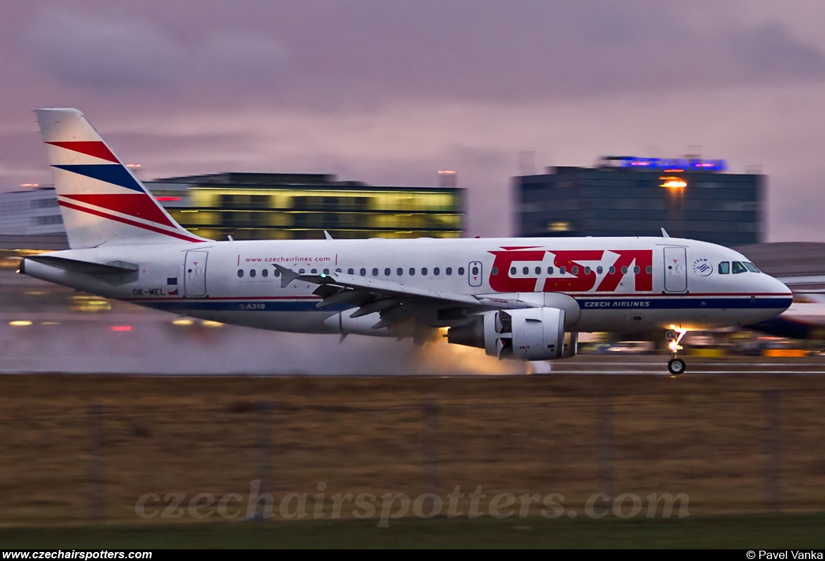 CSA - Czech Airlines &ndash; Airbus A319-112 OK-MEL