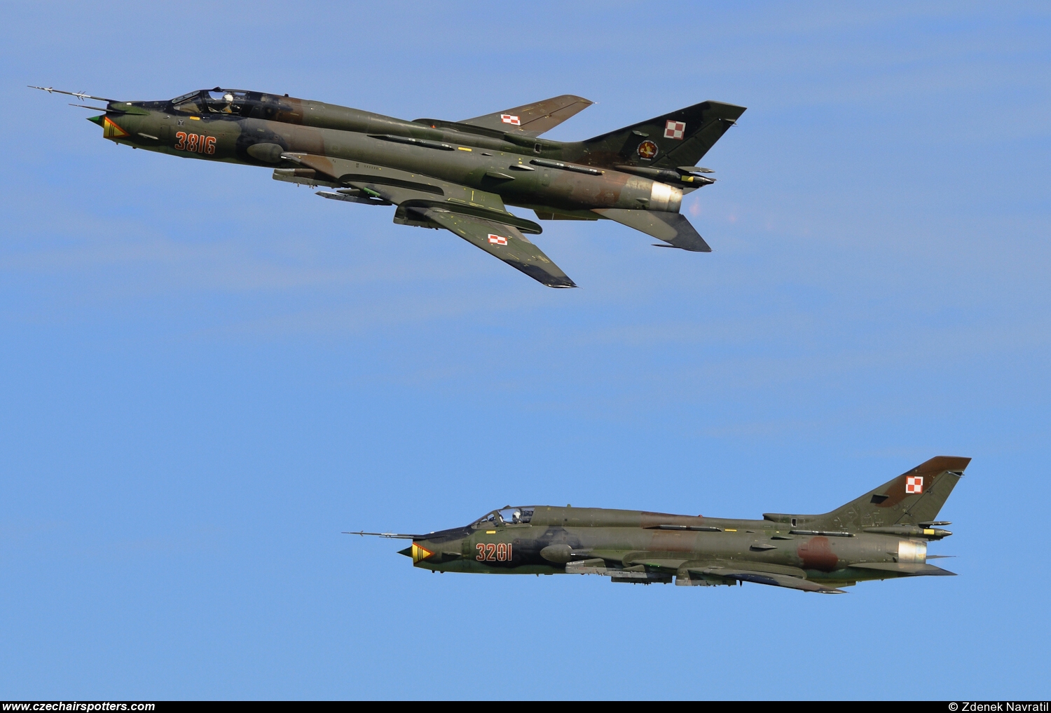 Poland - Air Force &ndash; Sukhoi Su-22 M-4 Fitter 3816 + 3201