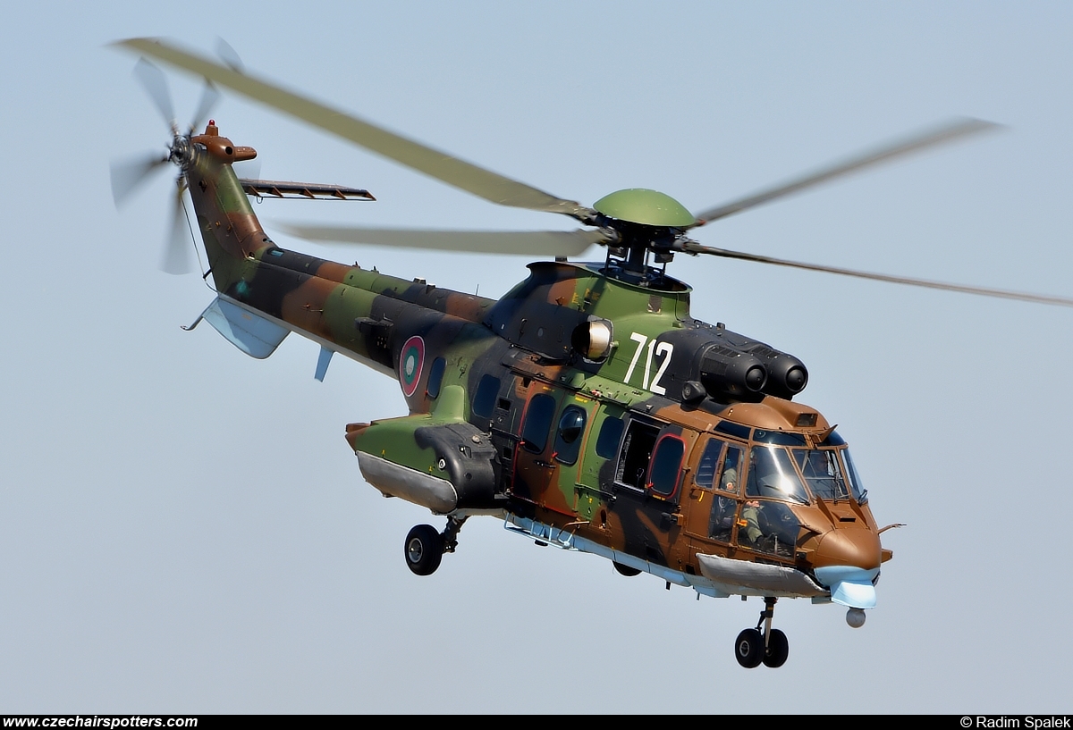 Bulgaria - Air Force &ndash; Aerospatiale AS-532AL Cougar 712