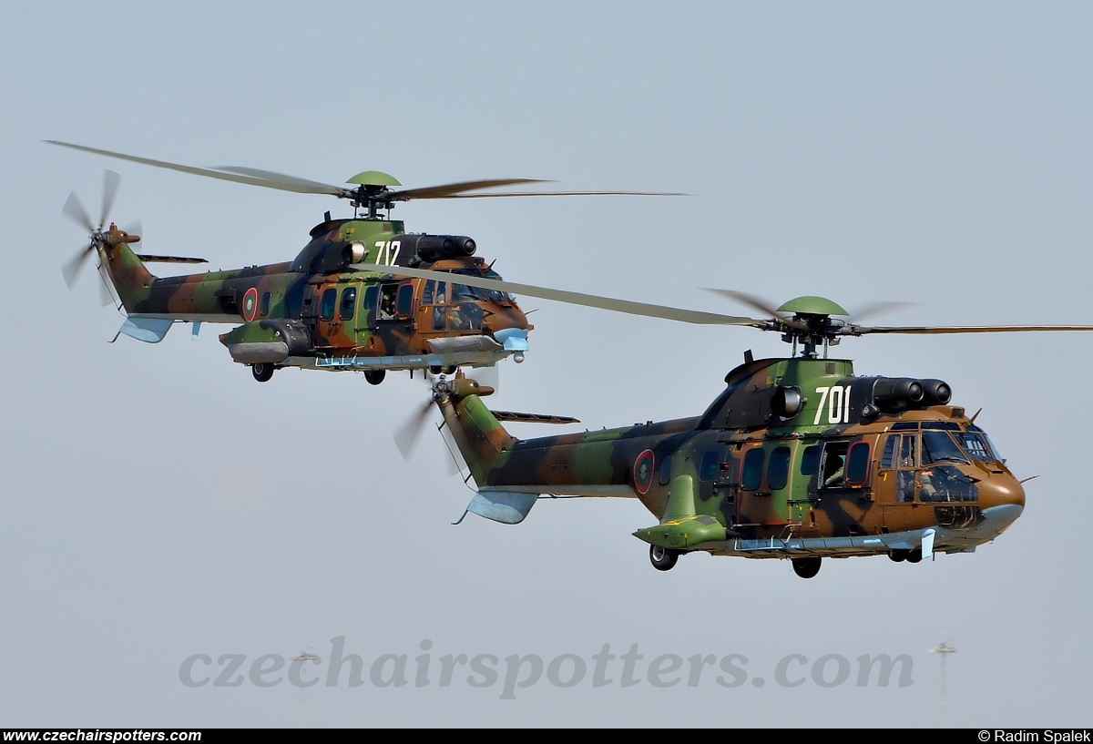 Bulgaria - Air Force &ndash; Aerospatiale AS-532AL Cougar 712