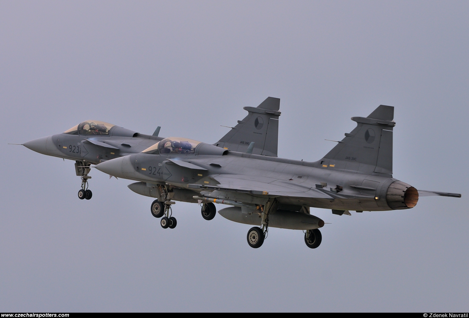 Czech - Air Force &ndash; Saab JAS39C Gripen 9238 + 9244