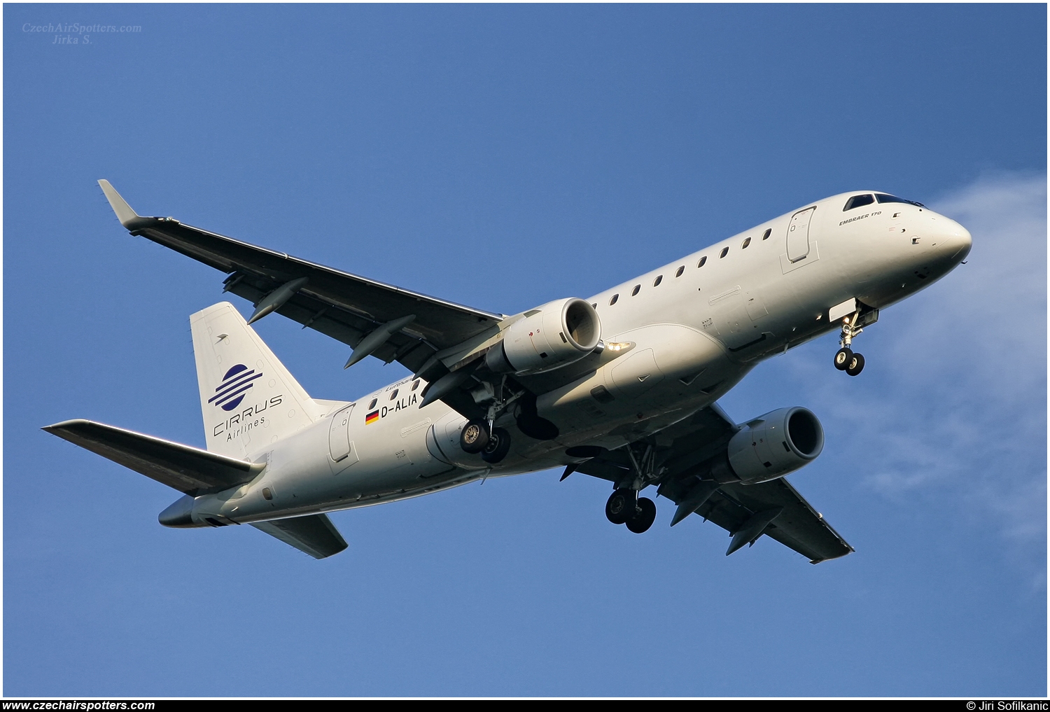 Cirrus Airliners ( RUS , C9 )  &ndash; Embraer ERJ 170-100LR D-ALIA