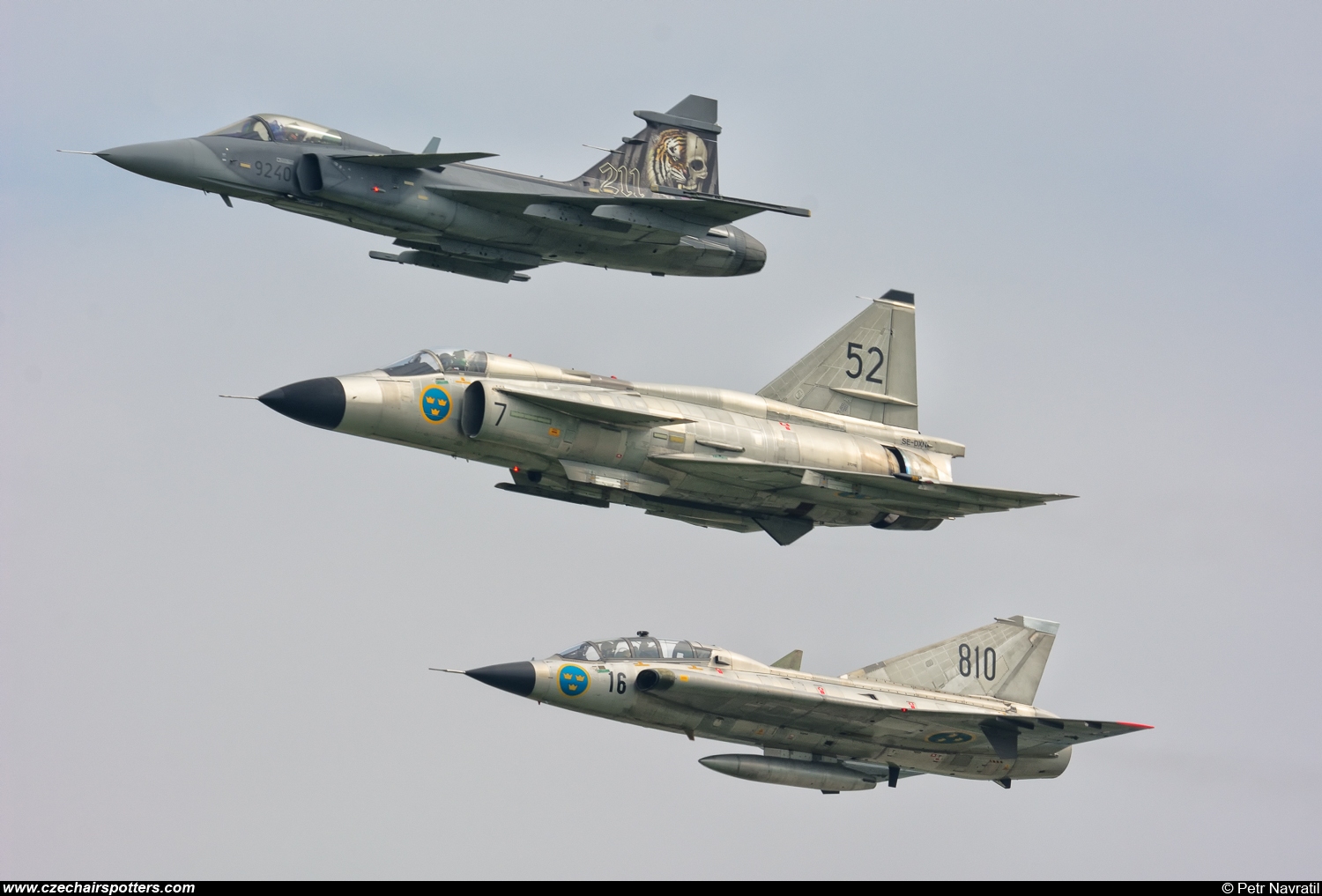 Sweden - Air Force &ndash; Saab Sk35C Draken  SE-DXP/810