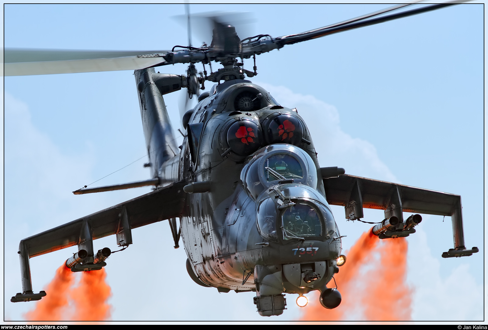 Czech - Air Force – Mil Mi-24V Hind 7357