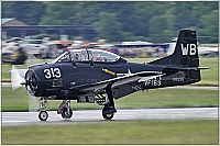 private – North American AT-28D Trojan N313WB / WB-313