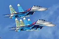 Russian Knights / Russkie Vityazi &ndash; Sukhoi Su-27 UB Flanker C 24 BLUE
