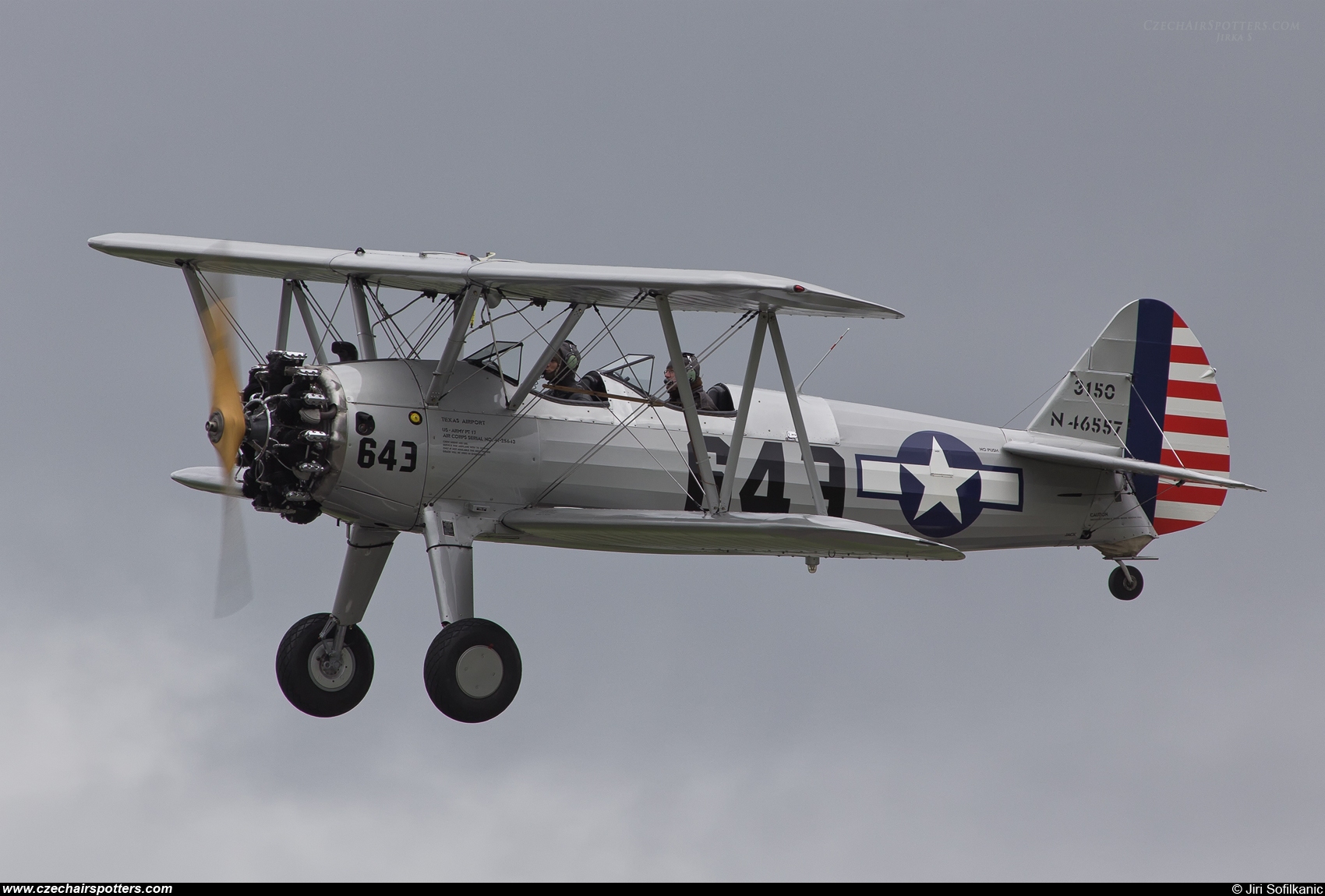 Egmond Aircraft Llc – Boeing PT-17 Kaydet (A75N1) N46557