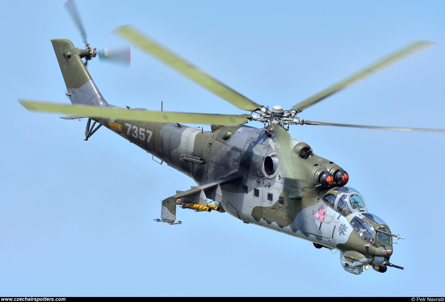 Czech - Air Force – Mil Mi-24V Hind 7357