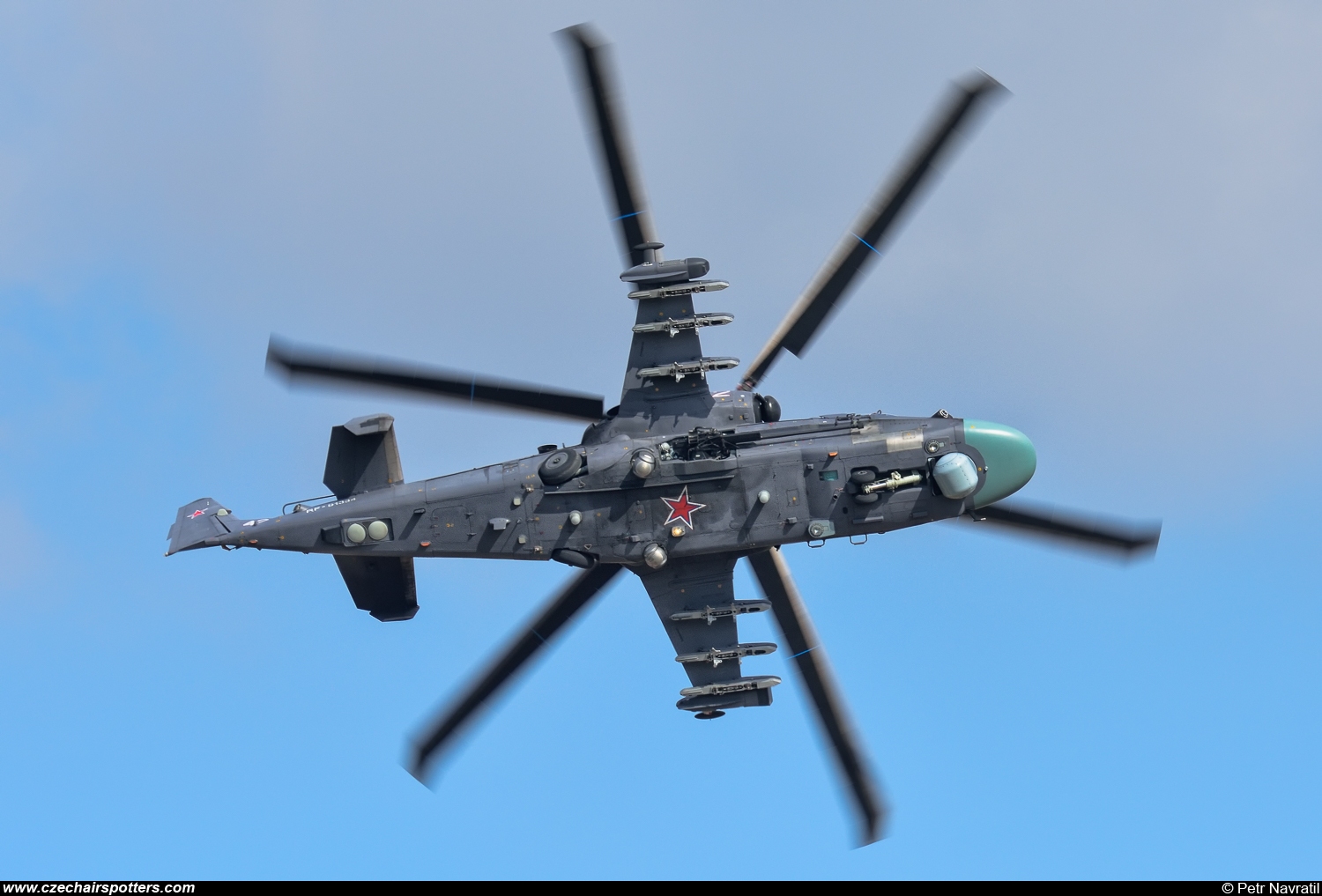 Russia - Air Force &ndash; Kamov Ka-52 Alligator (Hokum B) RF-91334/42 WHITE