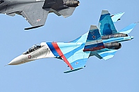 Russia - Air Force &ndash; Sukhoi Su-27 UB Flanker C 17 RED/RF-92202