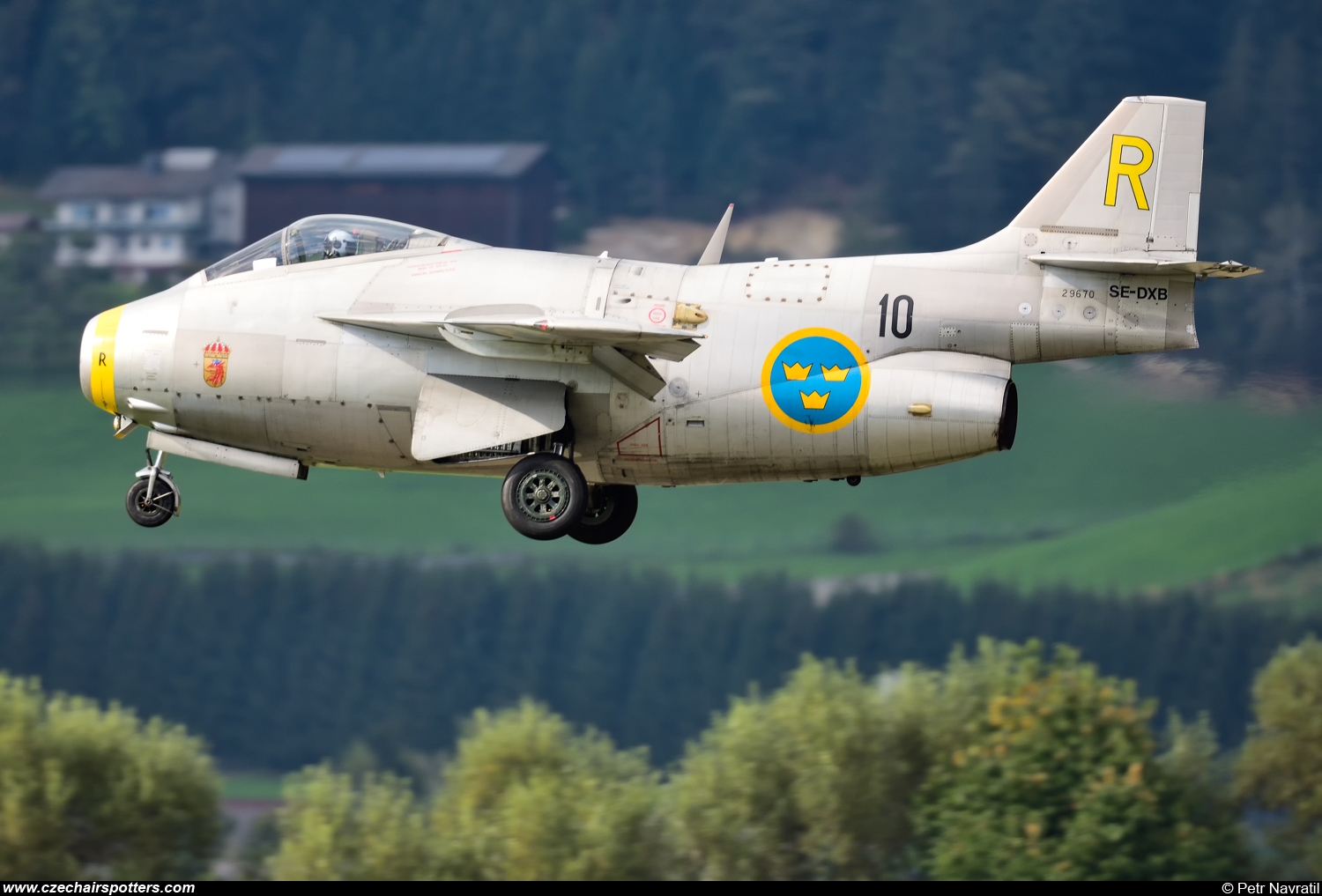 Sweden - Air Force &ndash; Saab J 29F Tunnan SE-DXB/10/R