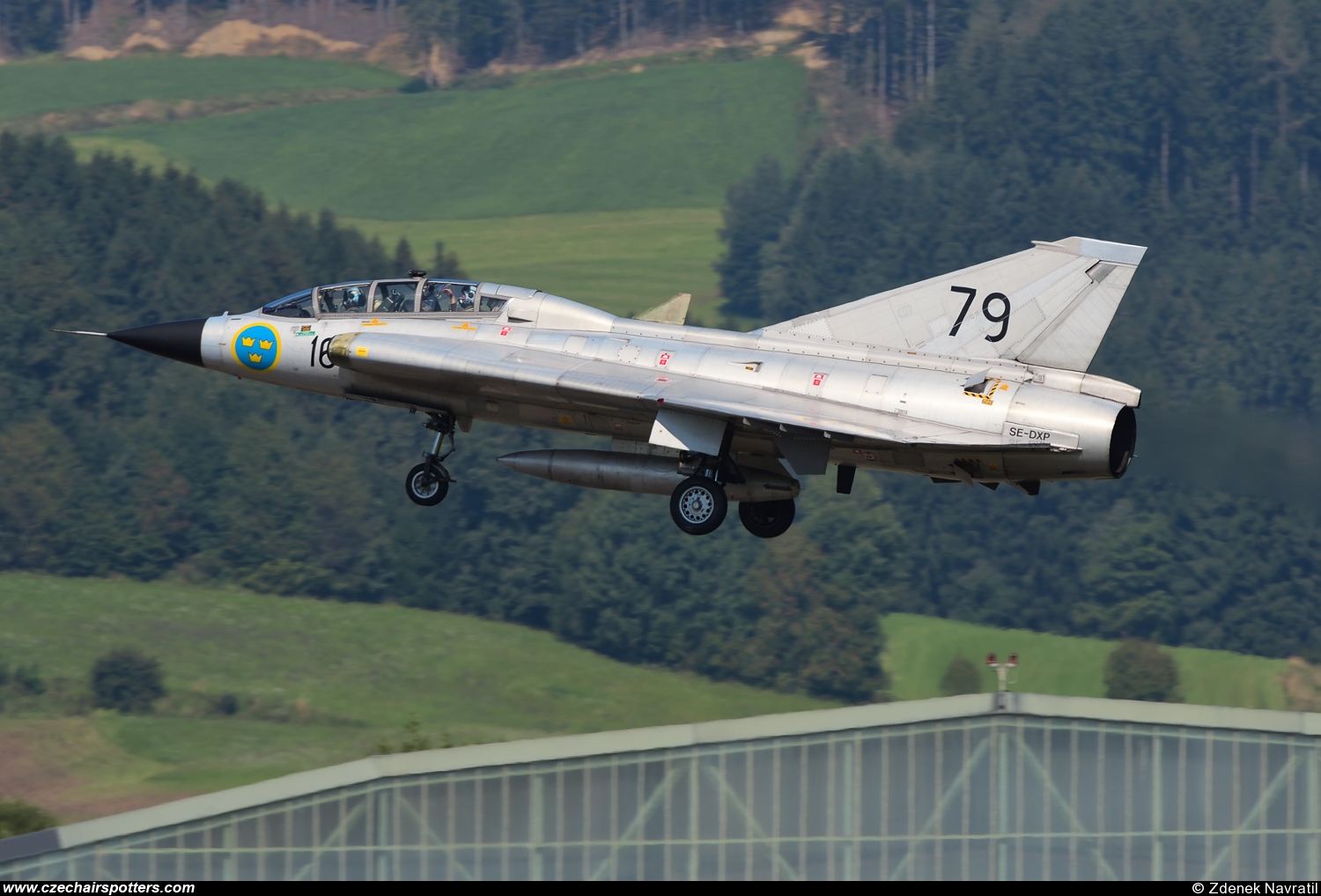 Sweden - Air Force &ndash; Saab Sk35C Draken  SE-DXP/16/79