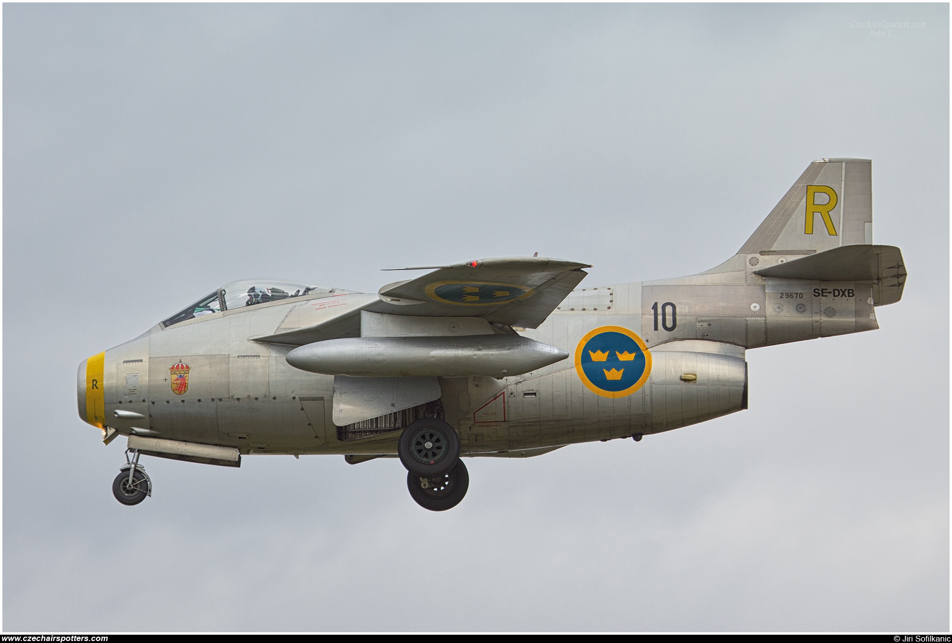 Sweden - Air Force &ndash; Saab J 29B Tunnan SE-DXB / 10-R