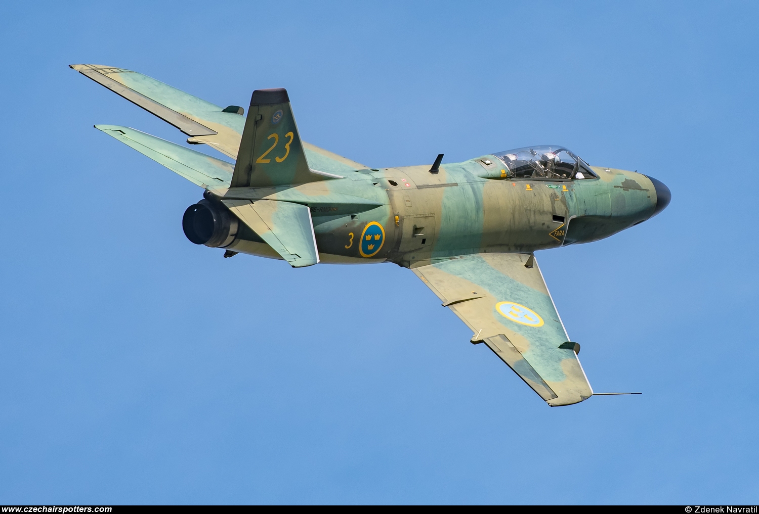 Sweden - Air Force &ndash; Saab J 32B Lansen SE-RMD/3/23