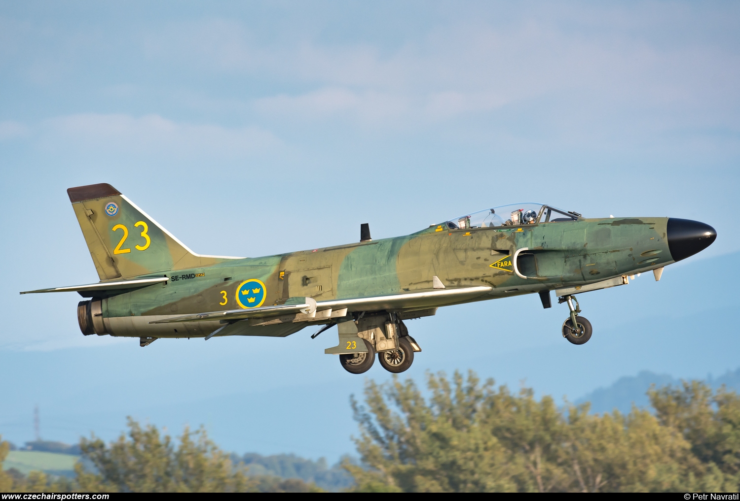 Sweden - Air Force – Saab J 32B Lansen SE-RMD/3/23