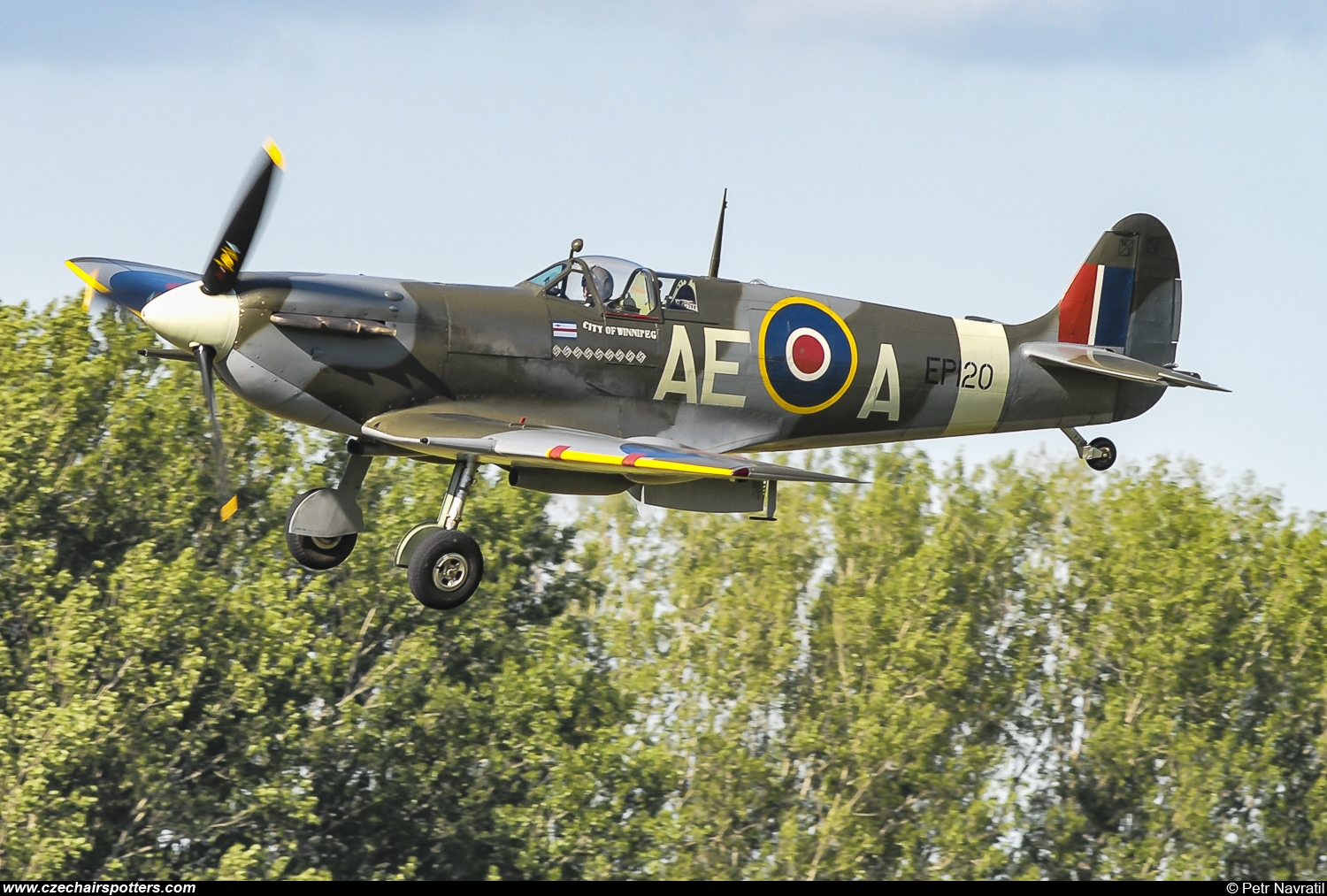 private &ndash; Supermarine Spitfire Mk VB G-LFVB/EP120/AE-A