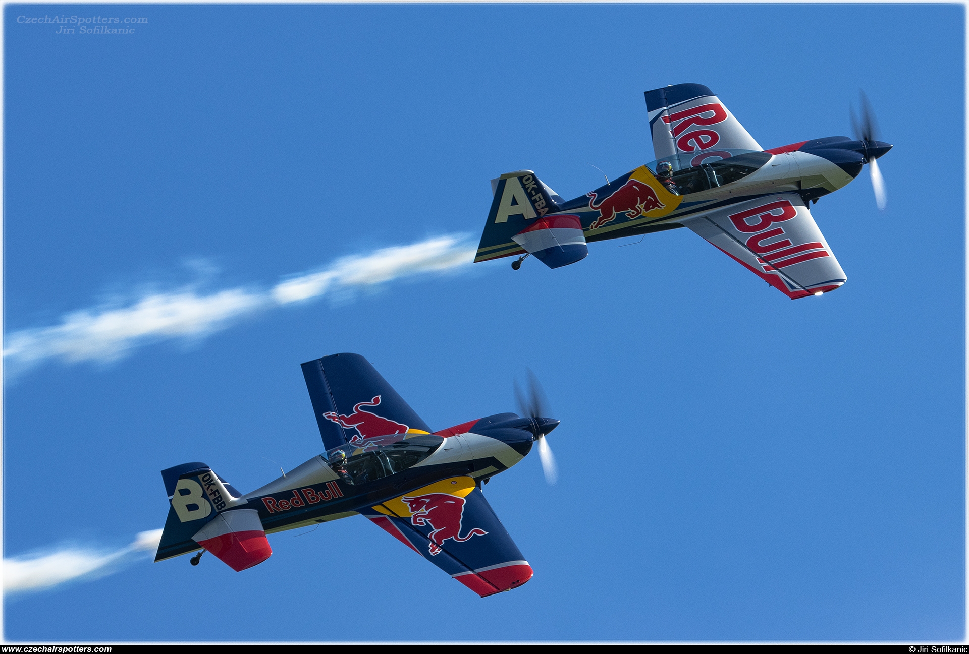 The Flying Bulls Duo &ndash; XtremeAir  XA42 OK-FBA