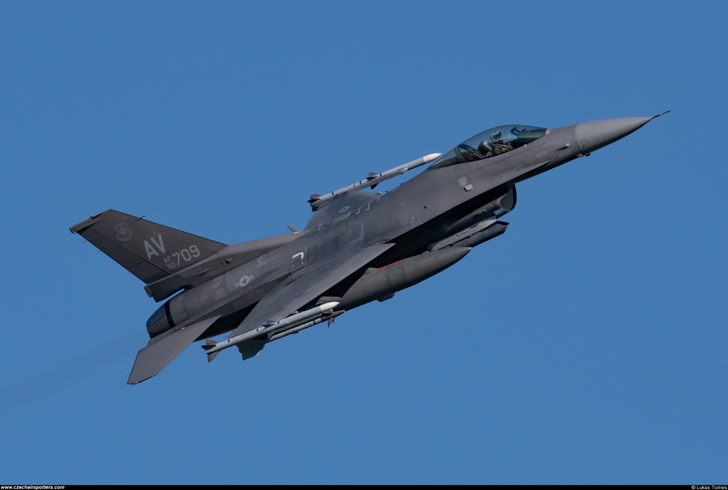 USA - Air Force &ndash; General Dynamics F-16C Fighting Falcon 90-0709