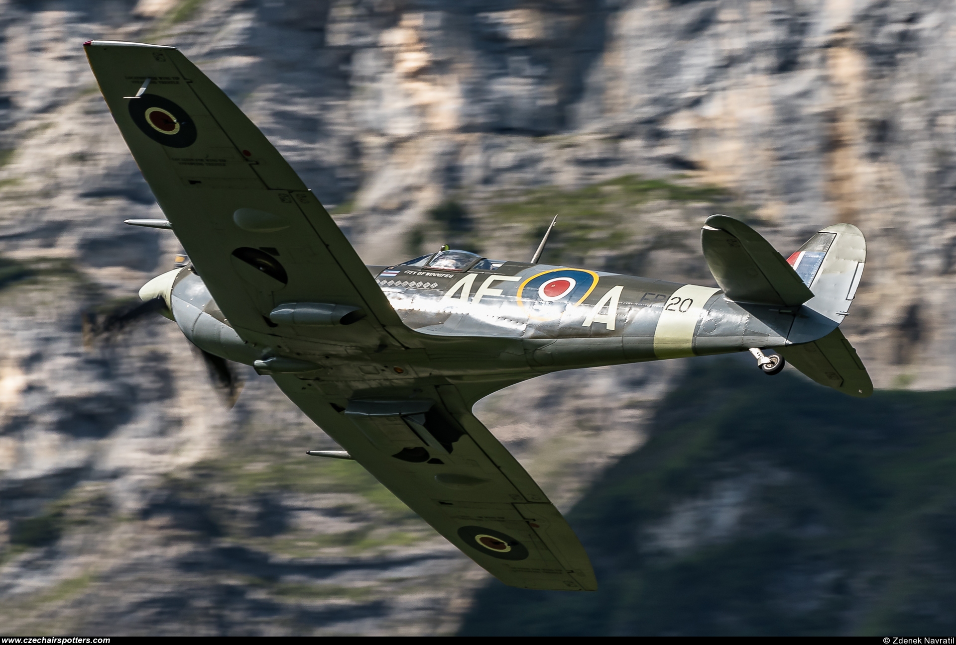 private &ndash; Supermarine Spitfire Mk VB G-LFVB/EP120/AE-A