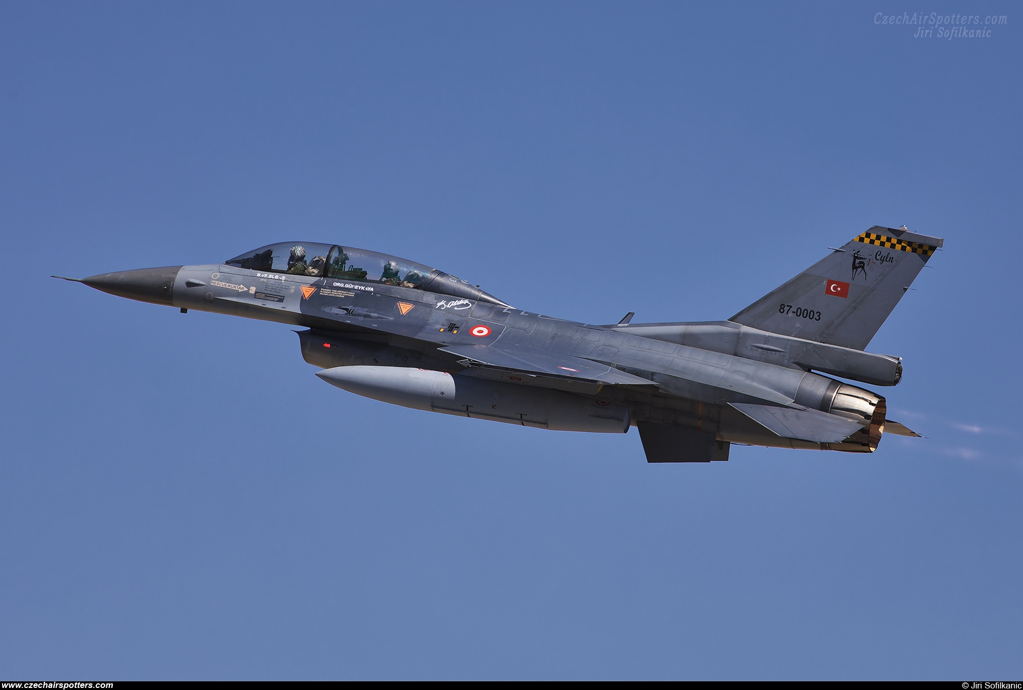 Turkey - Air Force &ndash; General Dynamics F-16D Fighting Falcon 87-0003