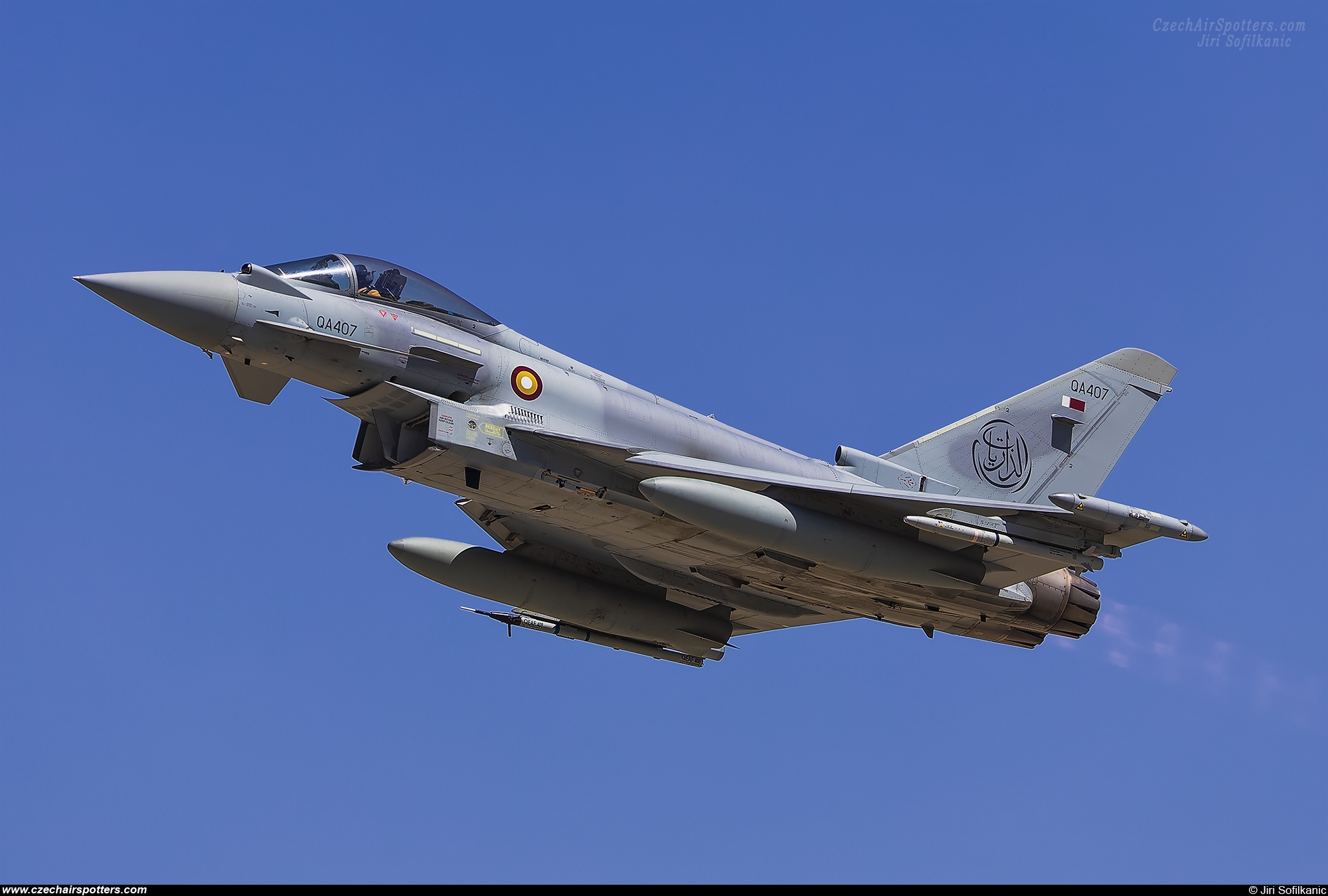 Qatar Emiri - Air Force &ndash; Eurofighter EF-2000 Typhoon S QA407 / ZR508
