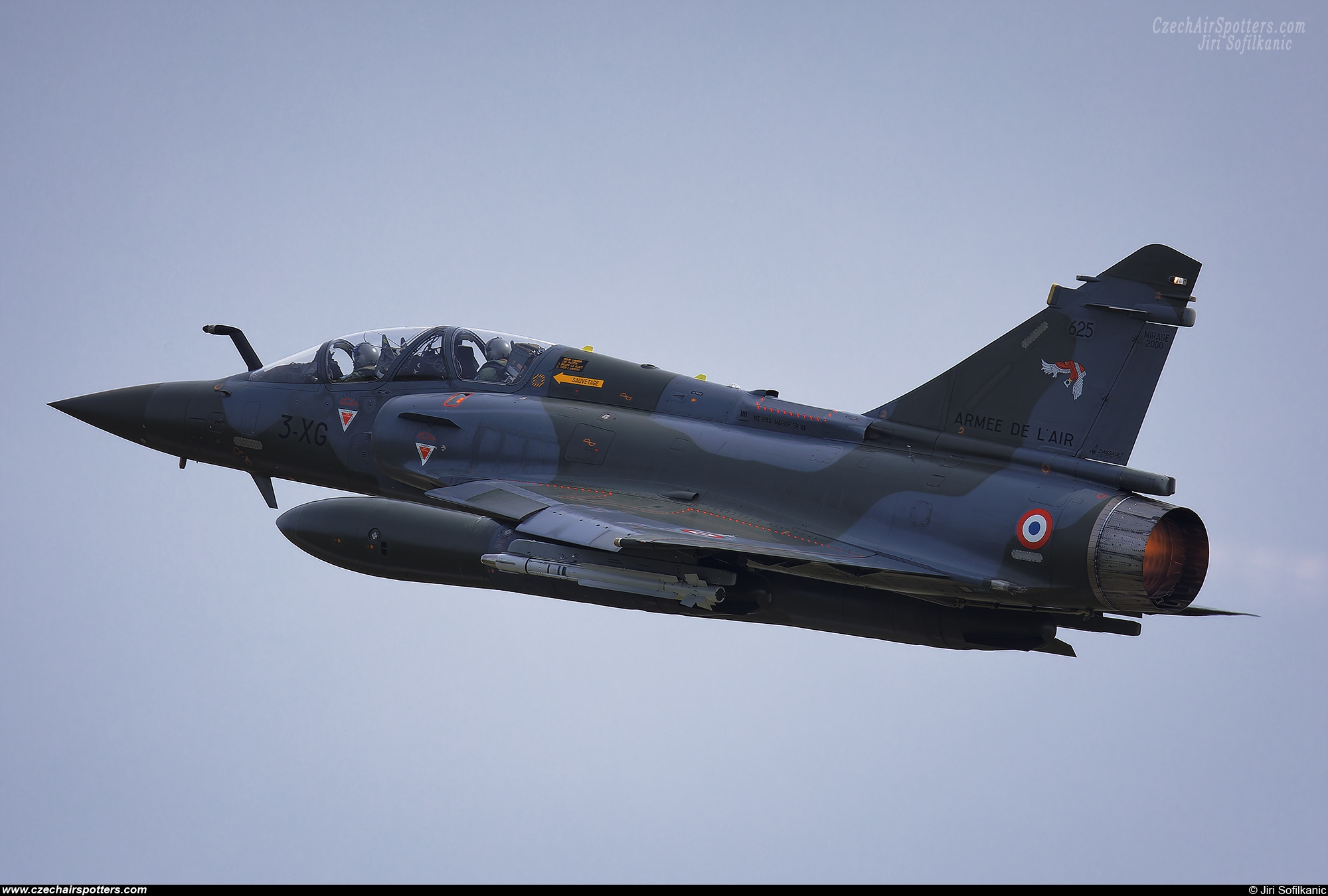 France - Air Force &ndash; Dassault Mirage 2000D 625 / 3-XG