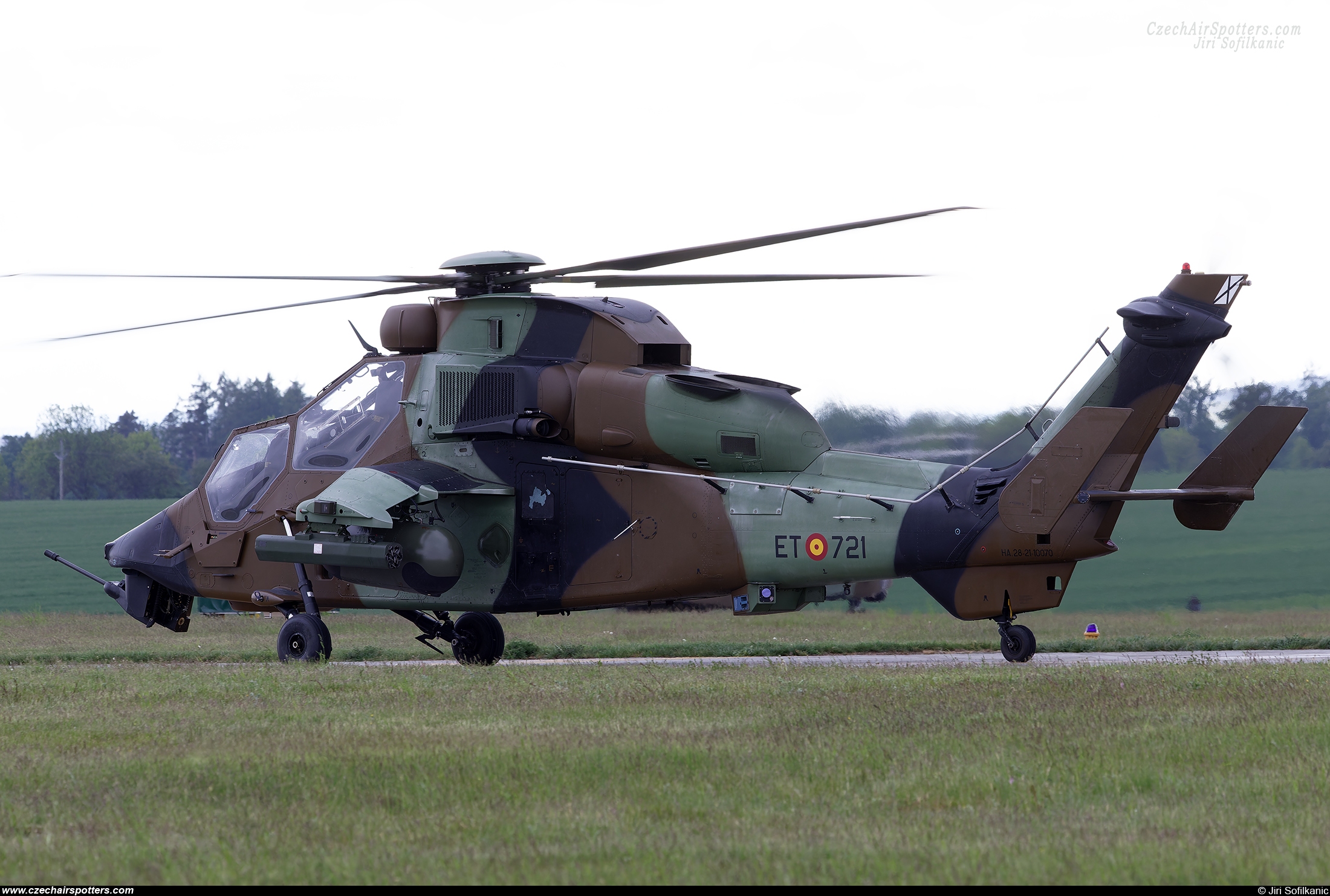 Spain - Army &ndash; Eurocopter EC-665 Tigre HAD-E  HA.28-21-10070 / ET-721