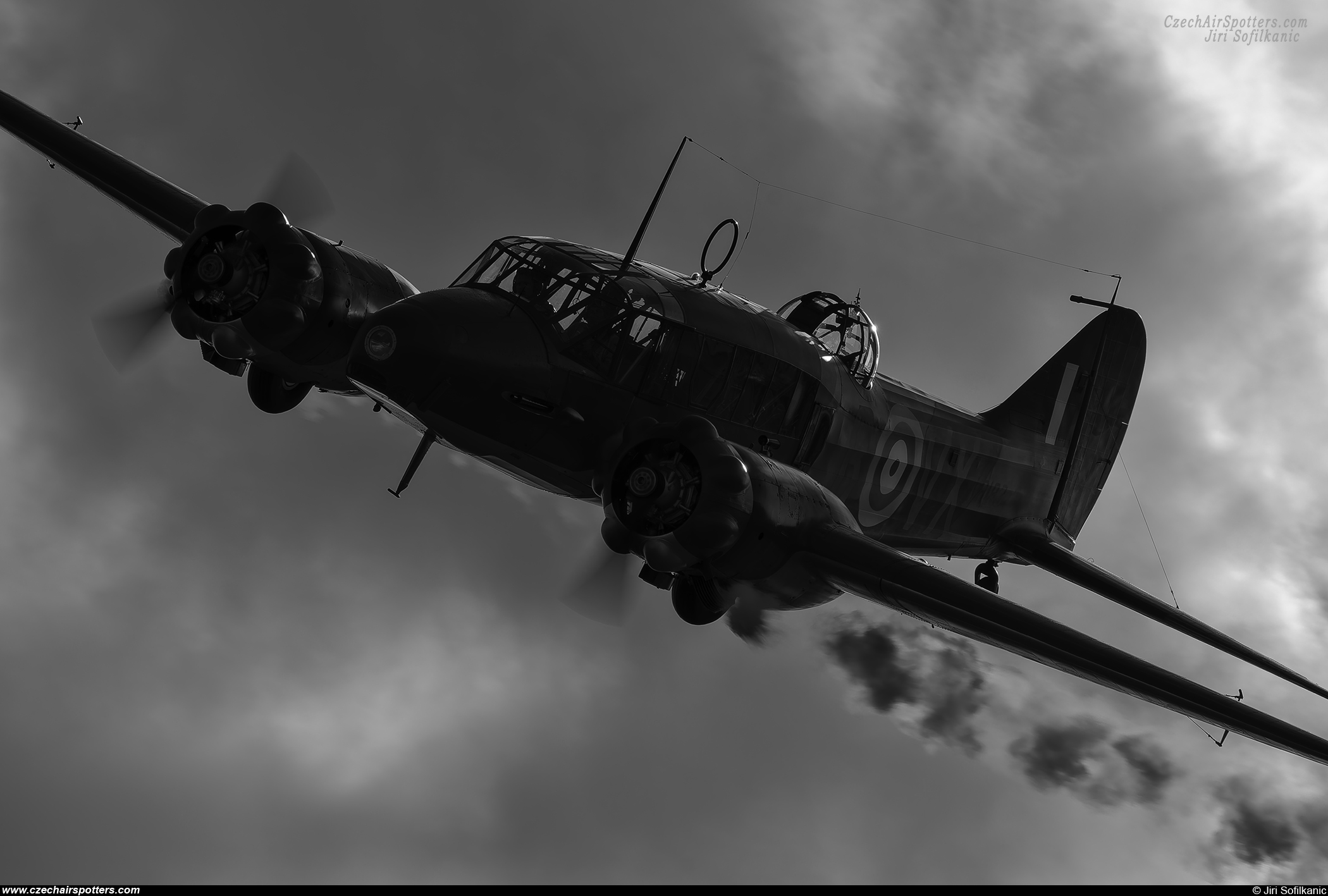 R.A.F. Station Czechoslovakia – Avro Anson Mk.I OO-ANS / VX-B