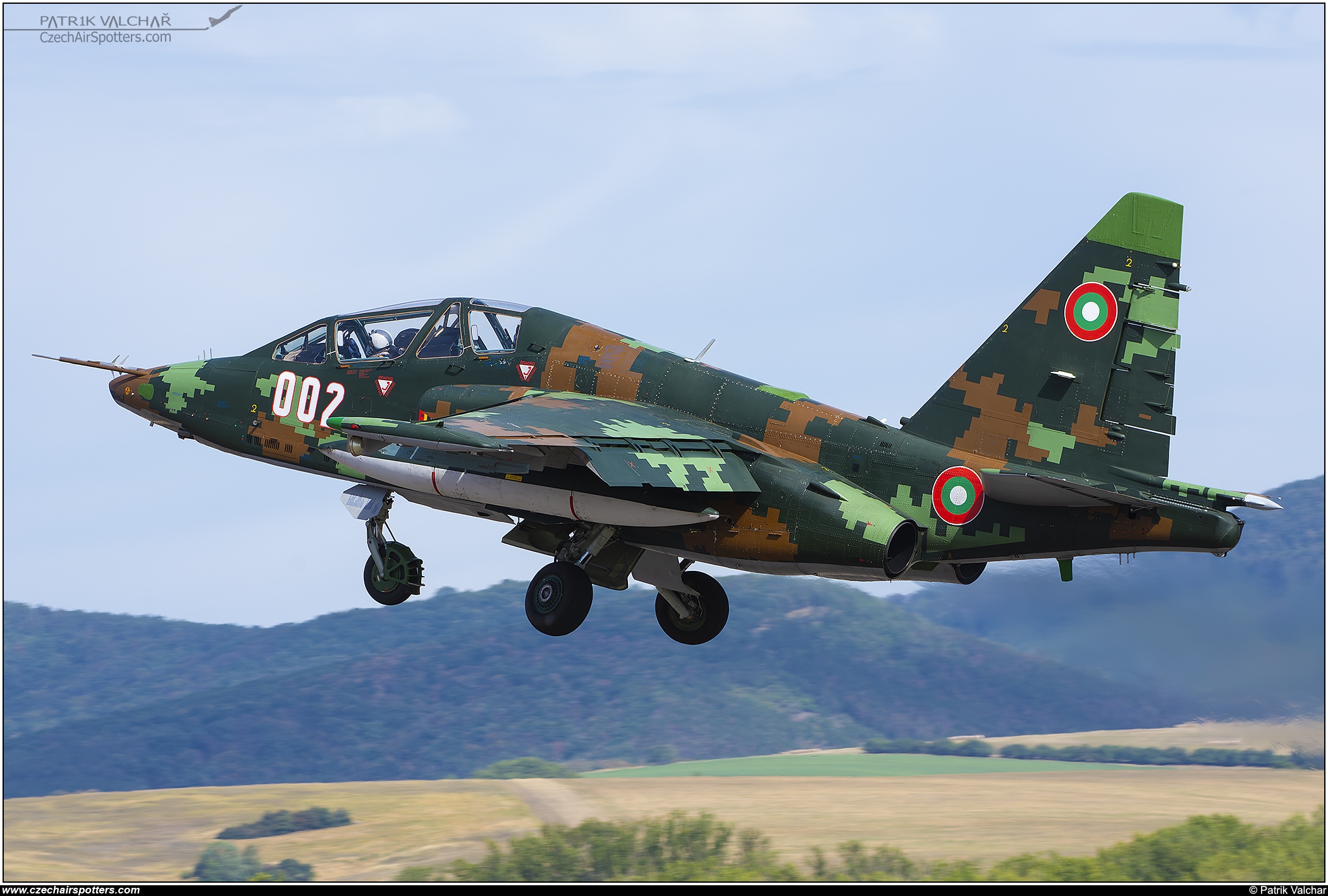 Bulgaria - Air Force – Sukhoi Su-25 UBK Frogfoot 002