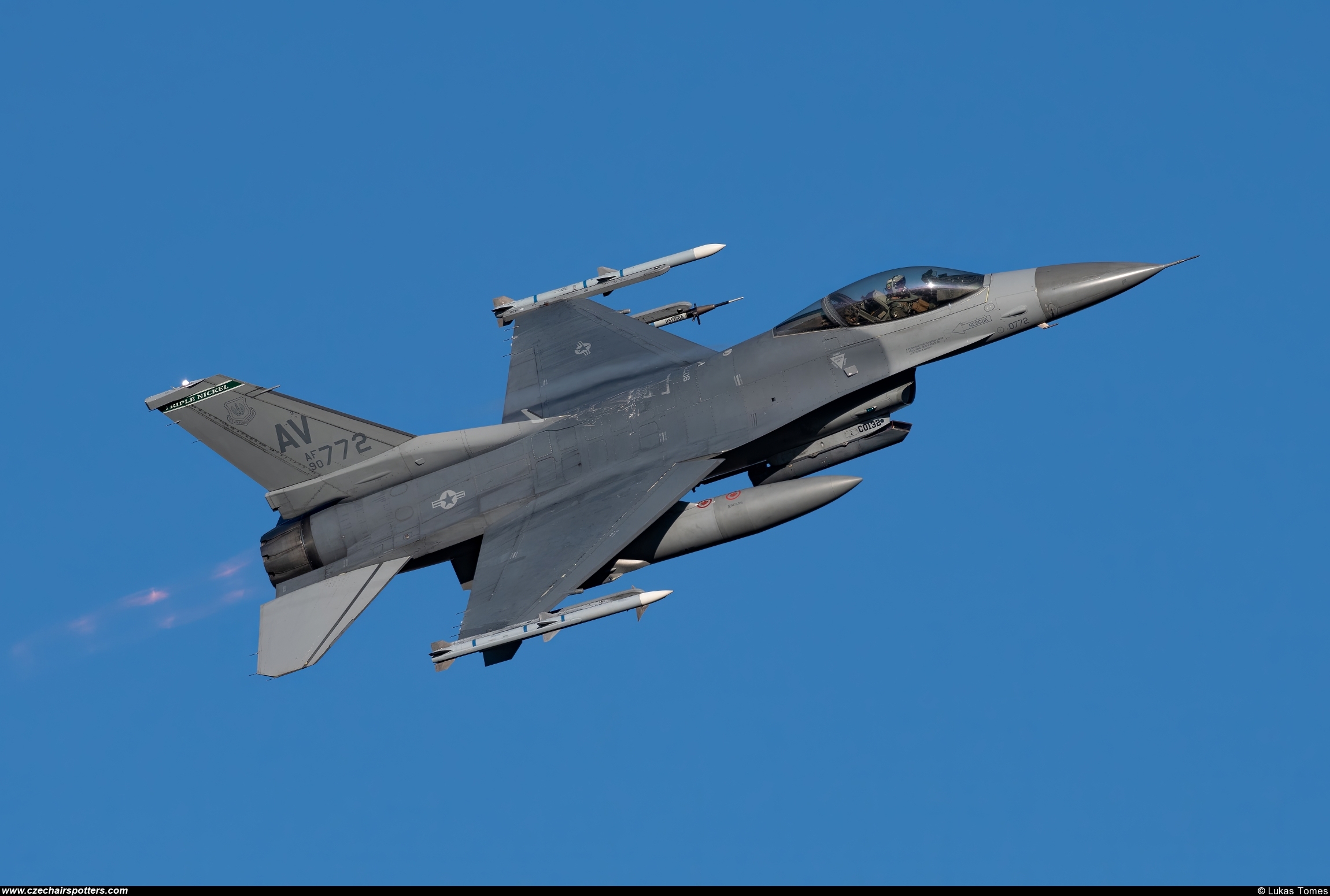 USA - Air Force – General Dynamics F-16CM-40-CF 90-0772