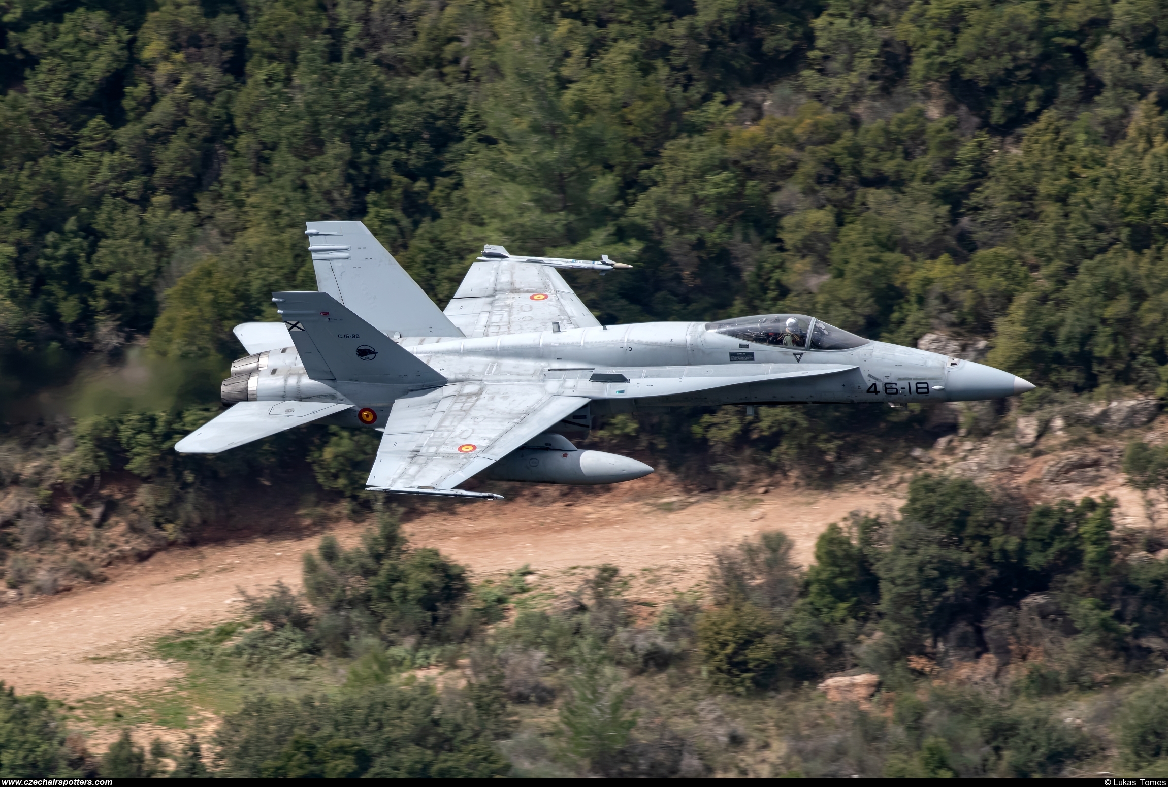 Spain - Air Force – McDonnell Douglas EF-18A+ Hornet C.15-90/46-18